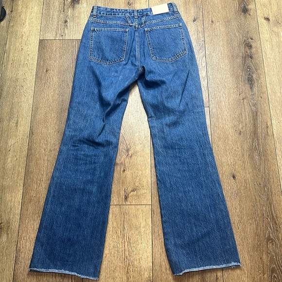 Closed Wide Leg Raw Hem Jeans Size 28 - Picture 8 of 10